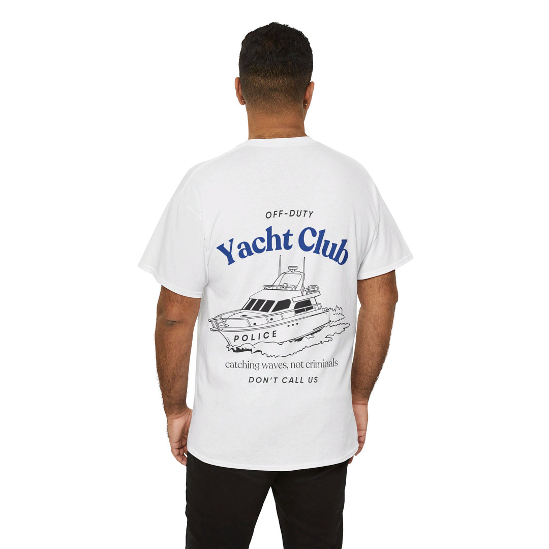 OFF-DUTY YACHT CLUB Unisex Heavy Cotton Tee