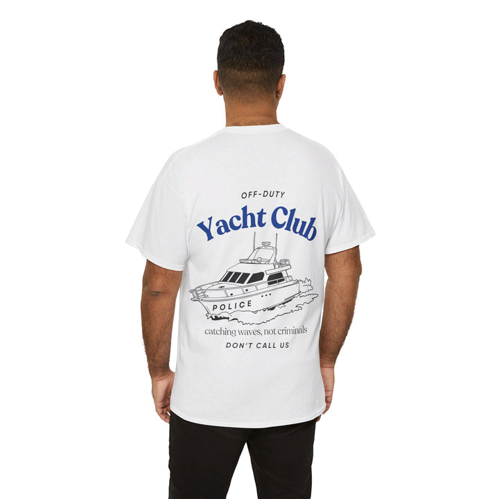 OFF-DUTY YACHT CLUB Unisex Heavy Cotton Tee