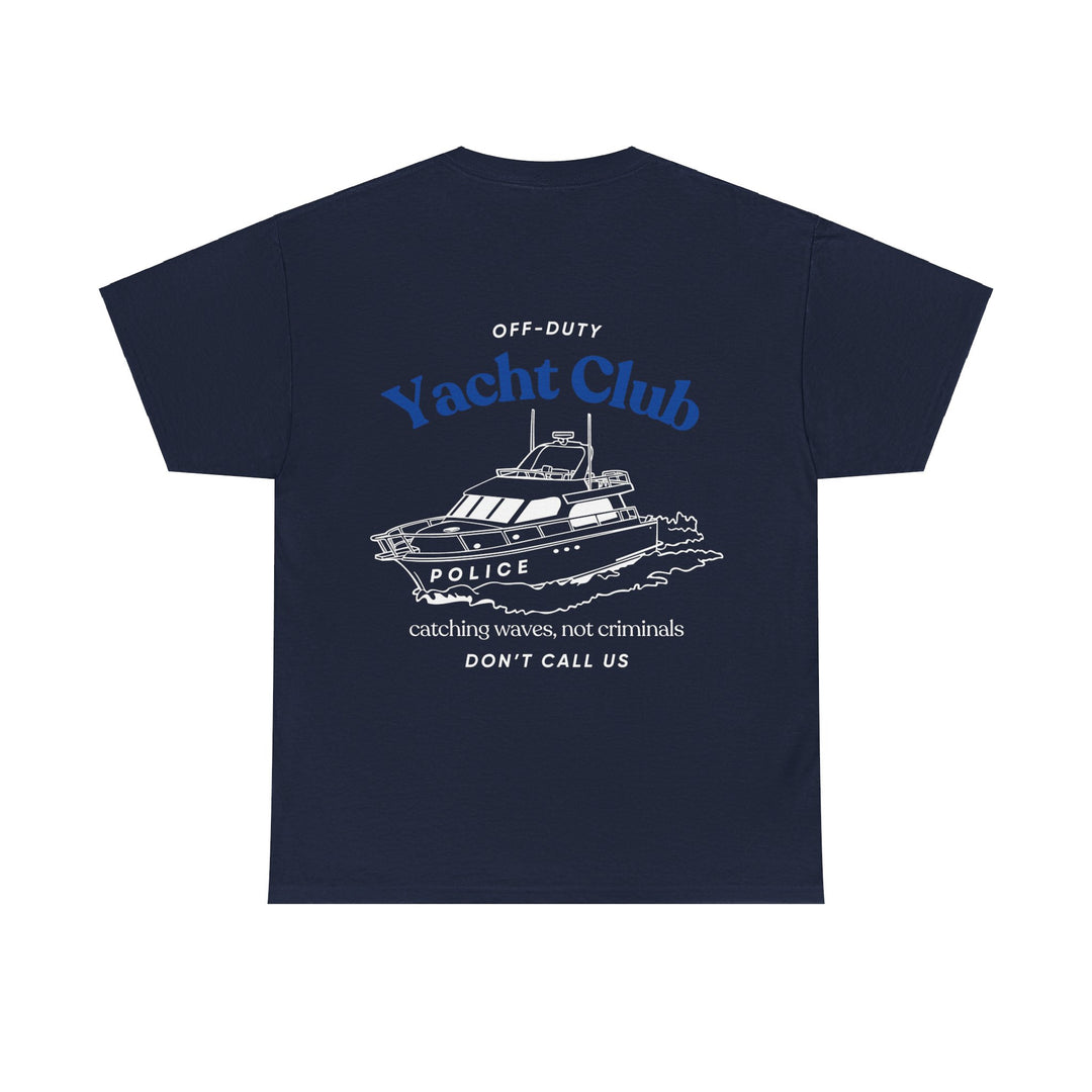 OFF-DUTY YACHT CLUB Unisex Heavy Cotton Tee