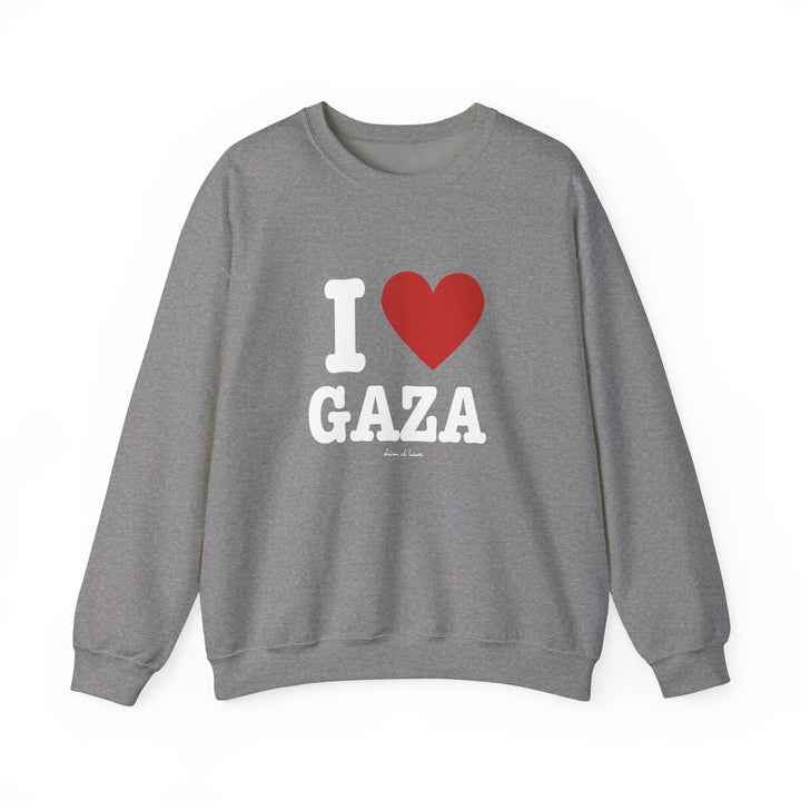I LOVE GAZA Unisex Crewneck Sweatshirt