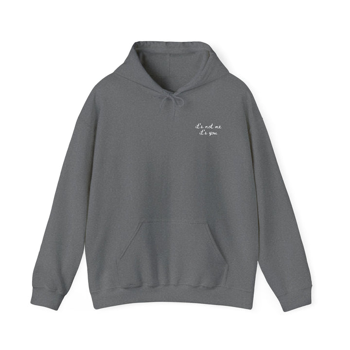 Hooded Sweatshirt - "It's Not Me, It's You"