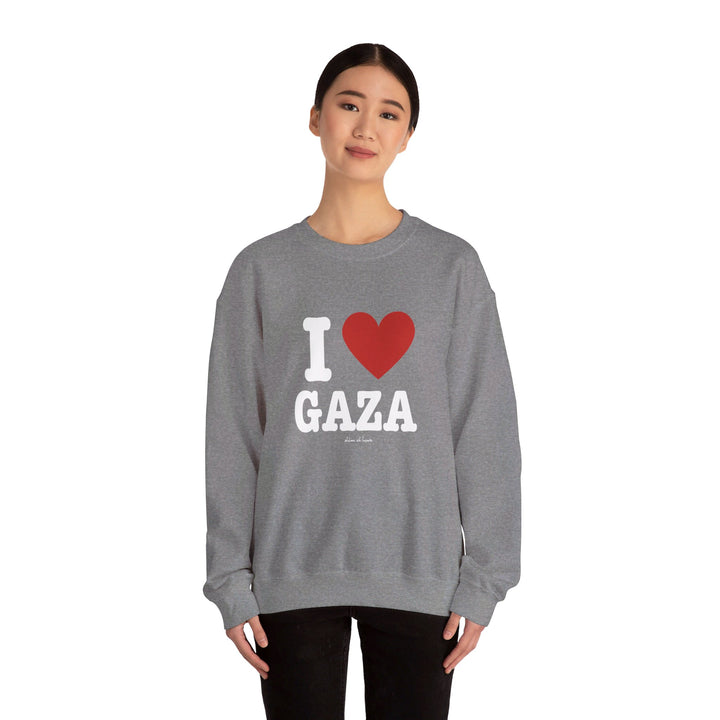 I LOVE GAZA Unisex Crewneck Sweatshirt