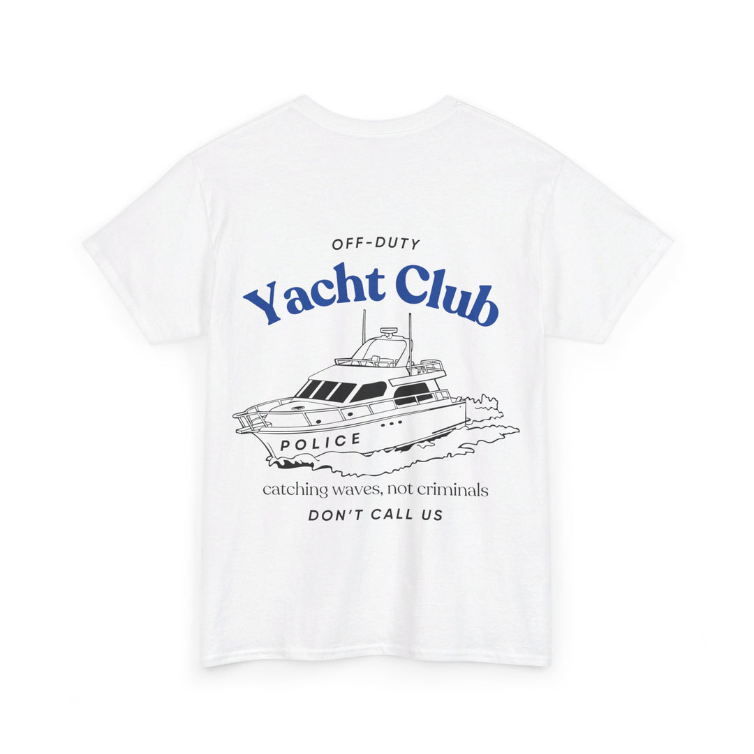 OFF-DUTY YACHT CLUB Unisex Heavy Cotton Tee