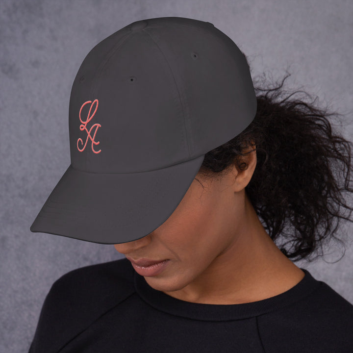 Pink LA Dad Hat