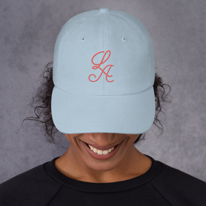 Pink LA Dad Hat
