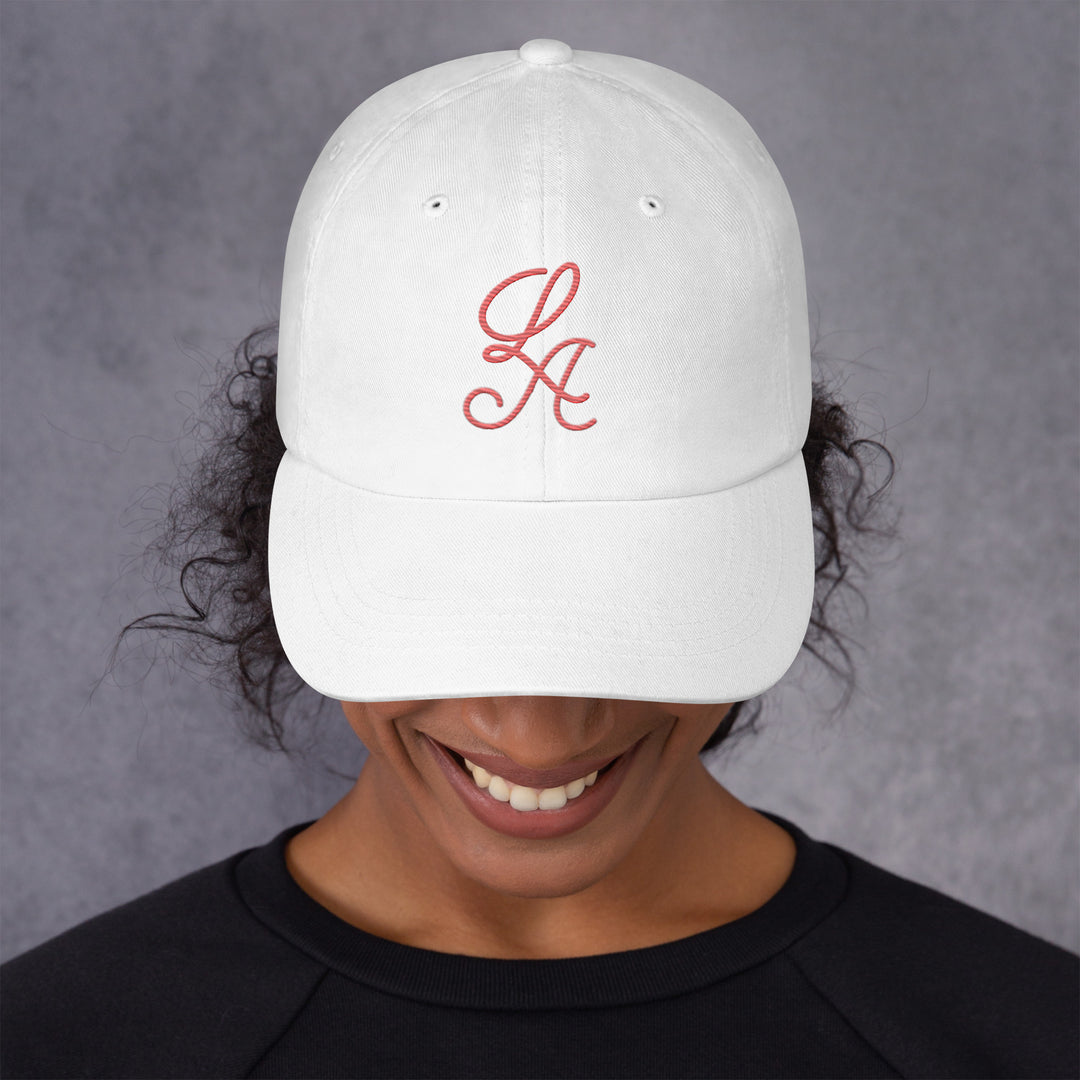 Pink LA Dad Hat