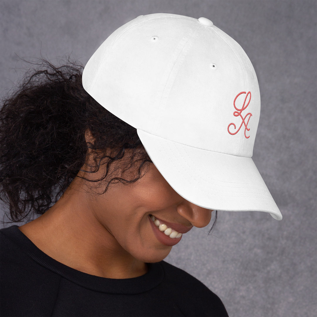 Pink LA Dad Hat